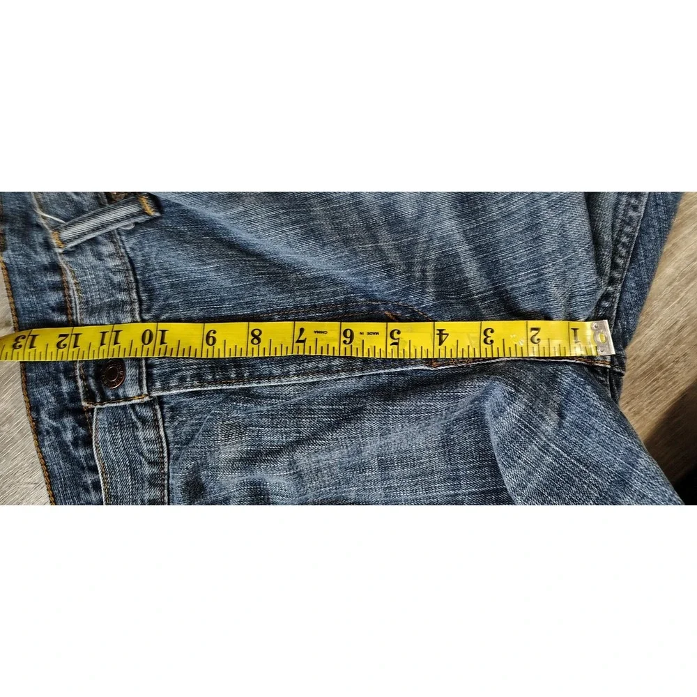 Levis 527 Jeans Mens 38x32 Bootcut Blue Denim Cowboy Western Cotton Red‎ Tab